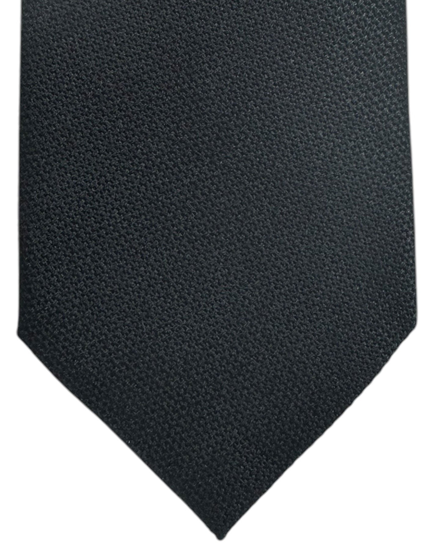 Tom Ford Tie Solid Black Pattern
