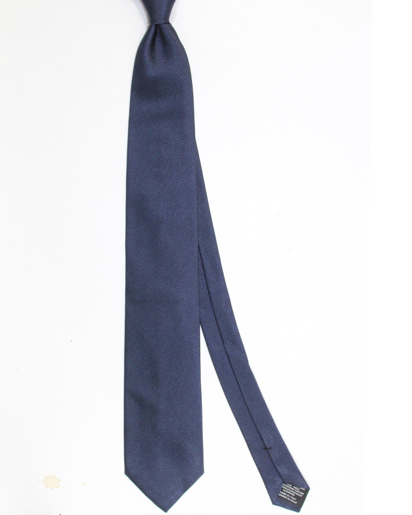 Tom Ford Tie Solid Midnight Blue Pattern