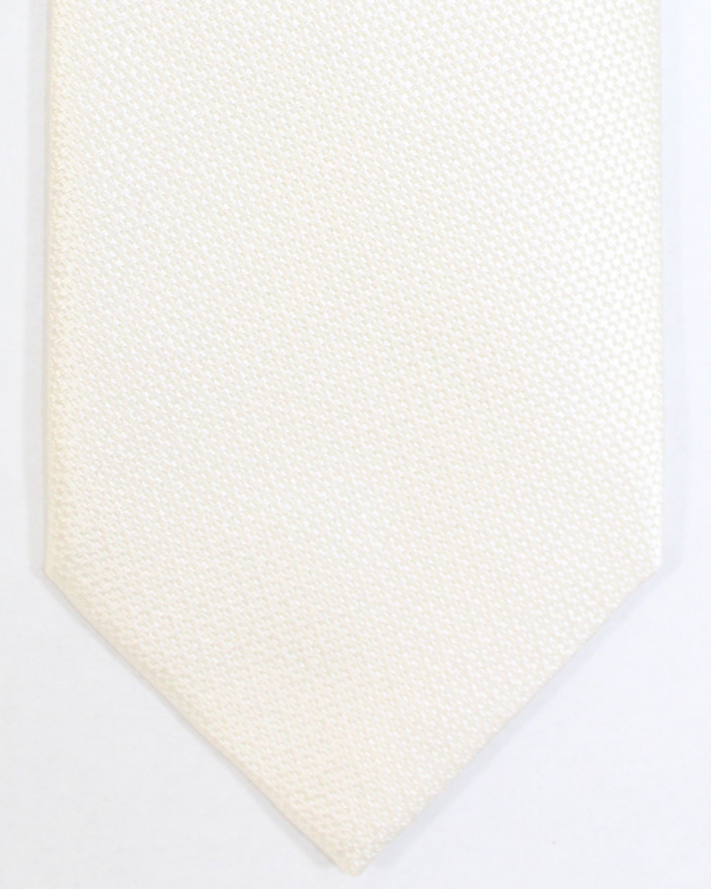 Tom Ford Tie Solid White Pattern