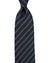 Tom Ford Tie Dark Blue Silver Stripes