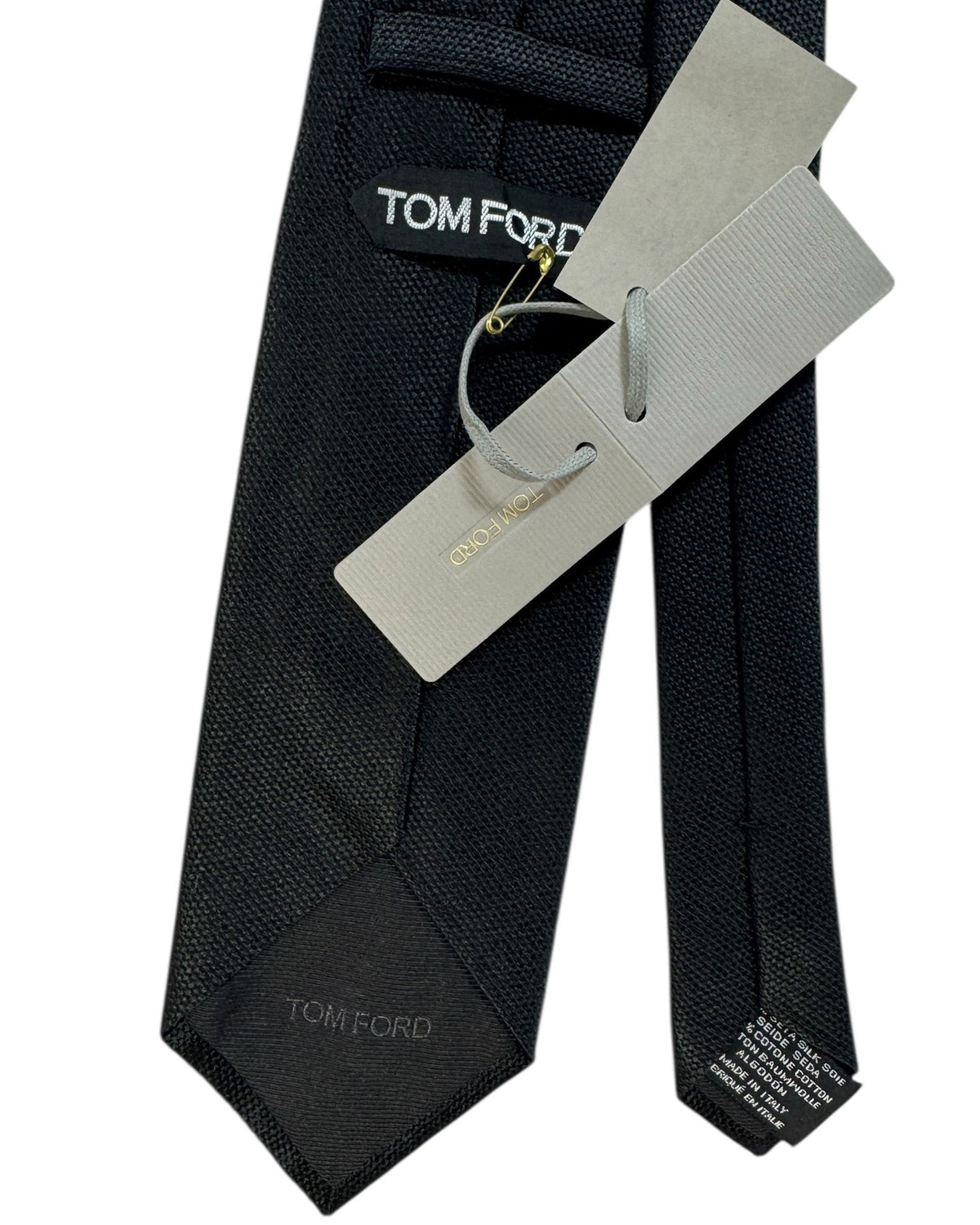 New Tom Ford Tie Black Pattern