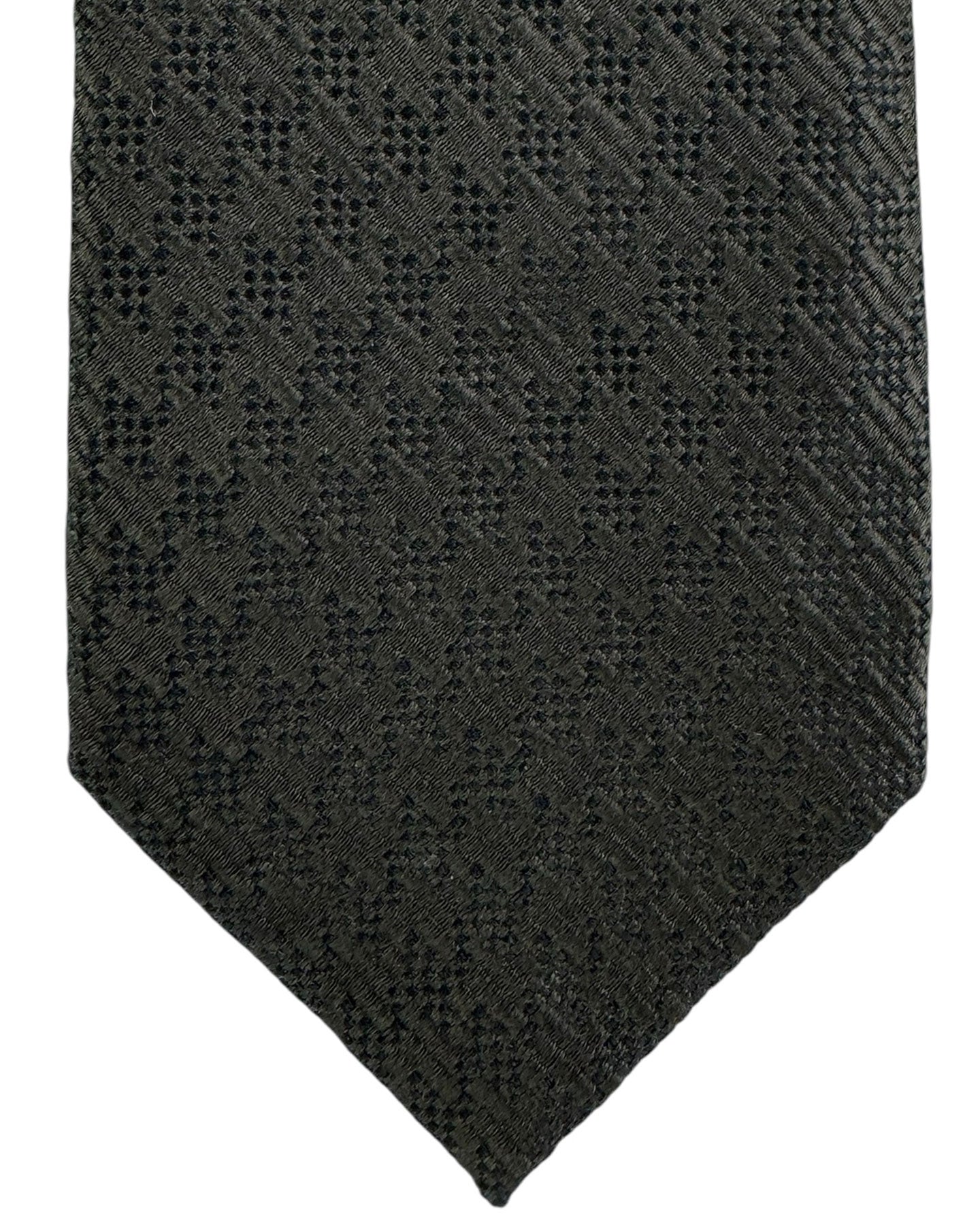 Tom Ford Silk Tie Dark Brown Design