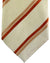 Valextra Silk Tie Sand-Silver Pink Stripes - Wide Necktie