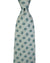 Valextra Silk Tie Gray Silver Teal Shell Pattern - Wide Necktie SALE
