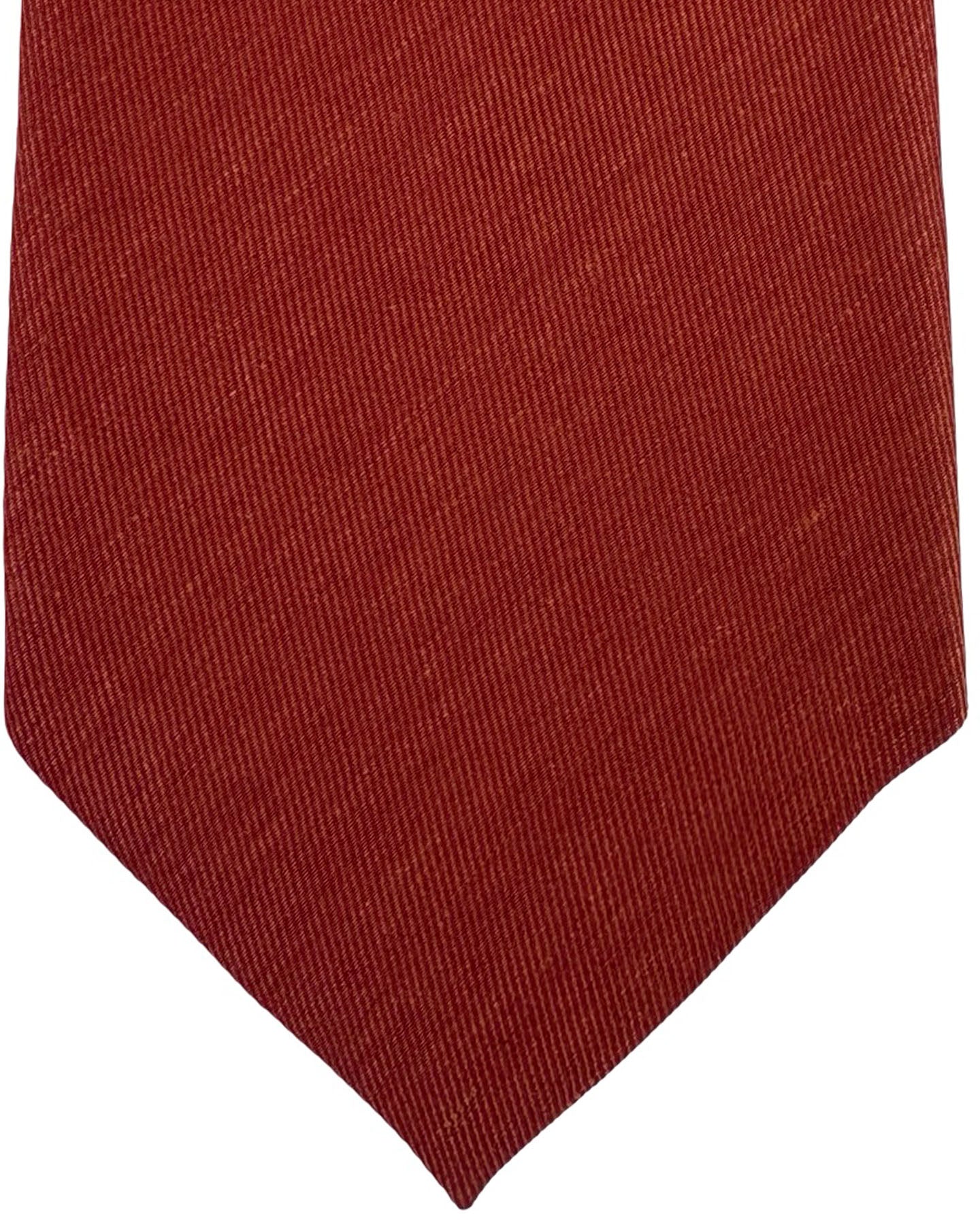 Rust Orange Tie