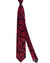 Versace Silk Tie Black Red Baroque Design