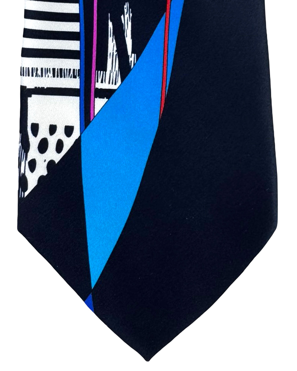 Vitaliano Pancaldi Tie Black White Signature Design