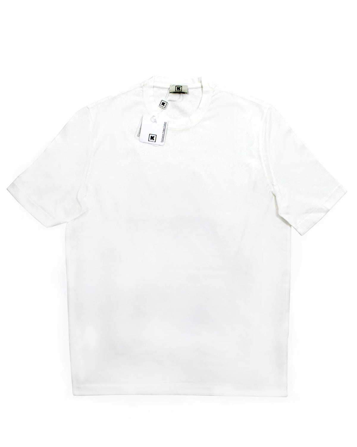 Kired Kiton Cotton T-Shirt White Crêpe EU 50/ M SALE
