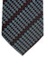 Ermenegildo Zegna Tie Maroon Stripe Grid
