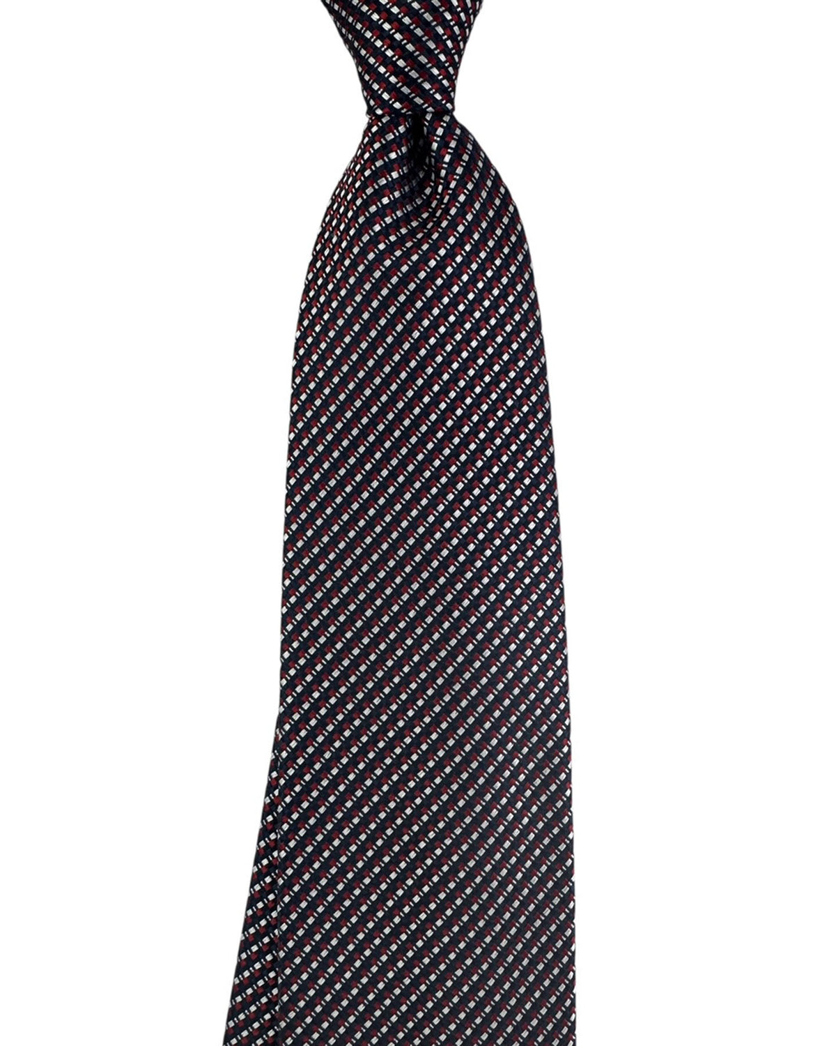 Ermenegildo Zegna Tie Red And Navy Check