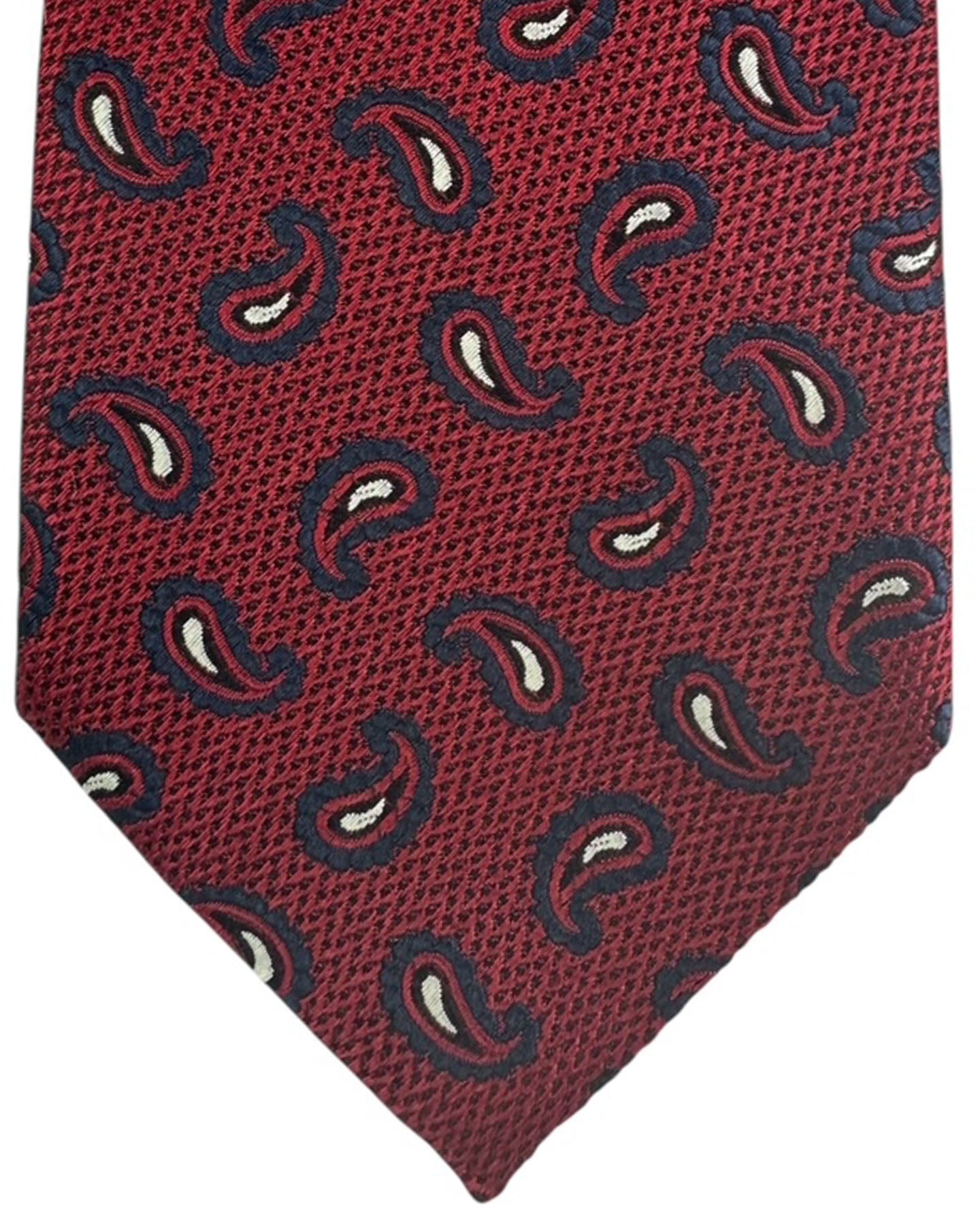 Ermenegildo Zegna Tie Red Paisley