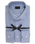 Ermenegildo Zegna Dress Shirt White Royal Blue Pattern