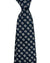 Ermenegildo Zegna Tie Midnight Blue Brown Design