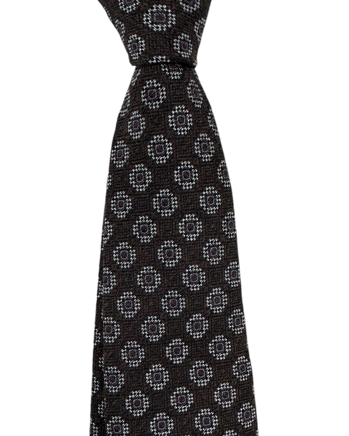 Ermenegildo Zegna Tie Brown Design