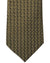 Ermenegildo Zegna Narrow Tie Yellow-Gold Z Logo Design