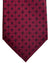 Ermenegildo Zegna Tie Bordeaux Design - 100 Fili