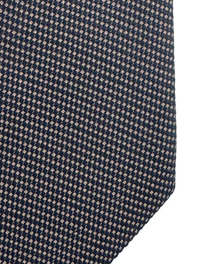 Ermenegildo Zegna Black Taupe Micro Diamond Pattern