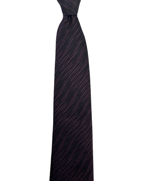 Black Brown Silk Tie