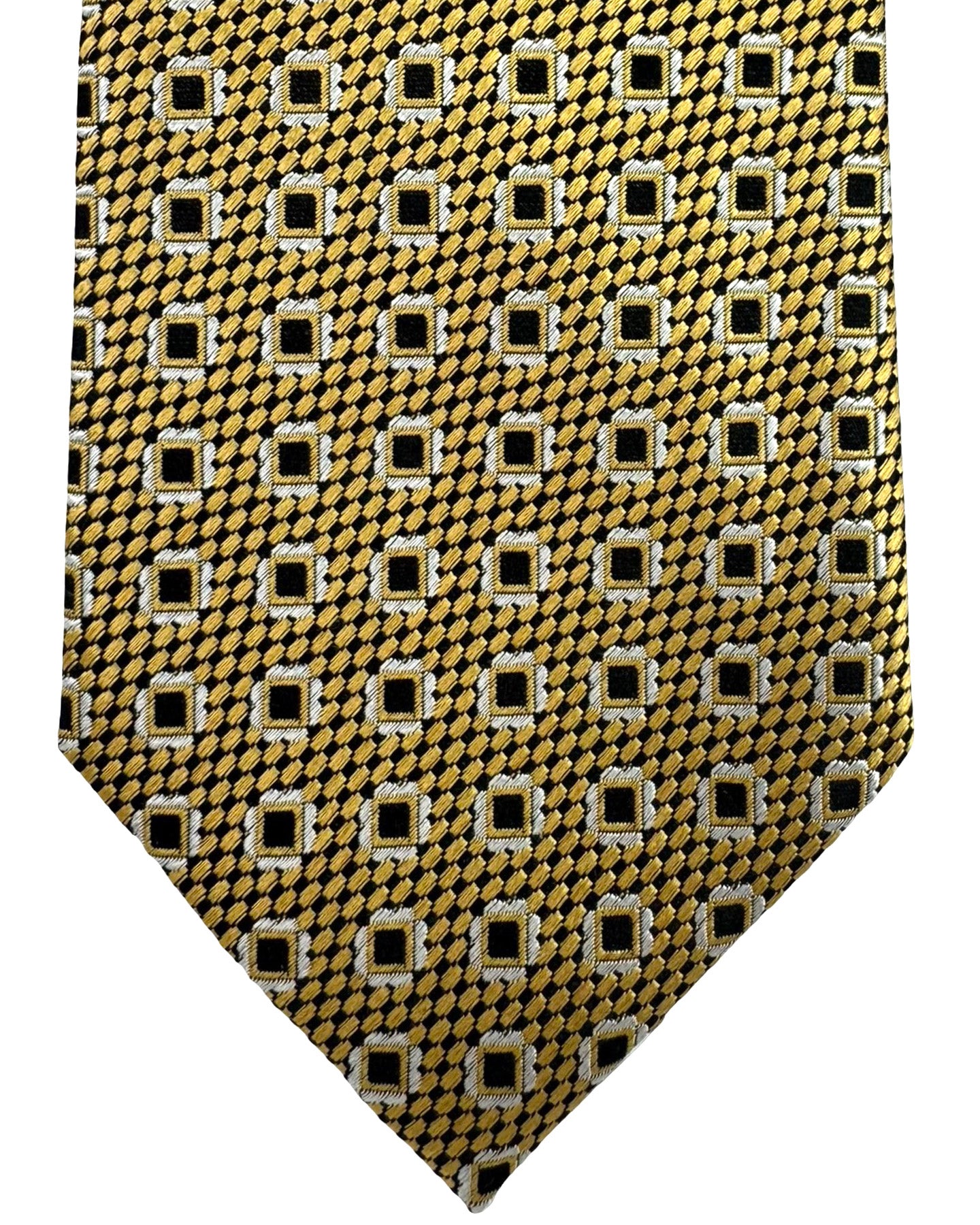 Ermenegildo Zegna Tie Olive Geometric