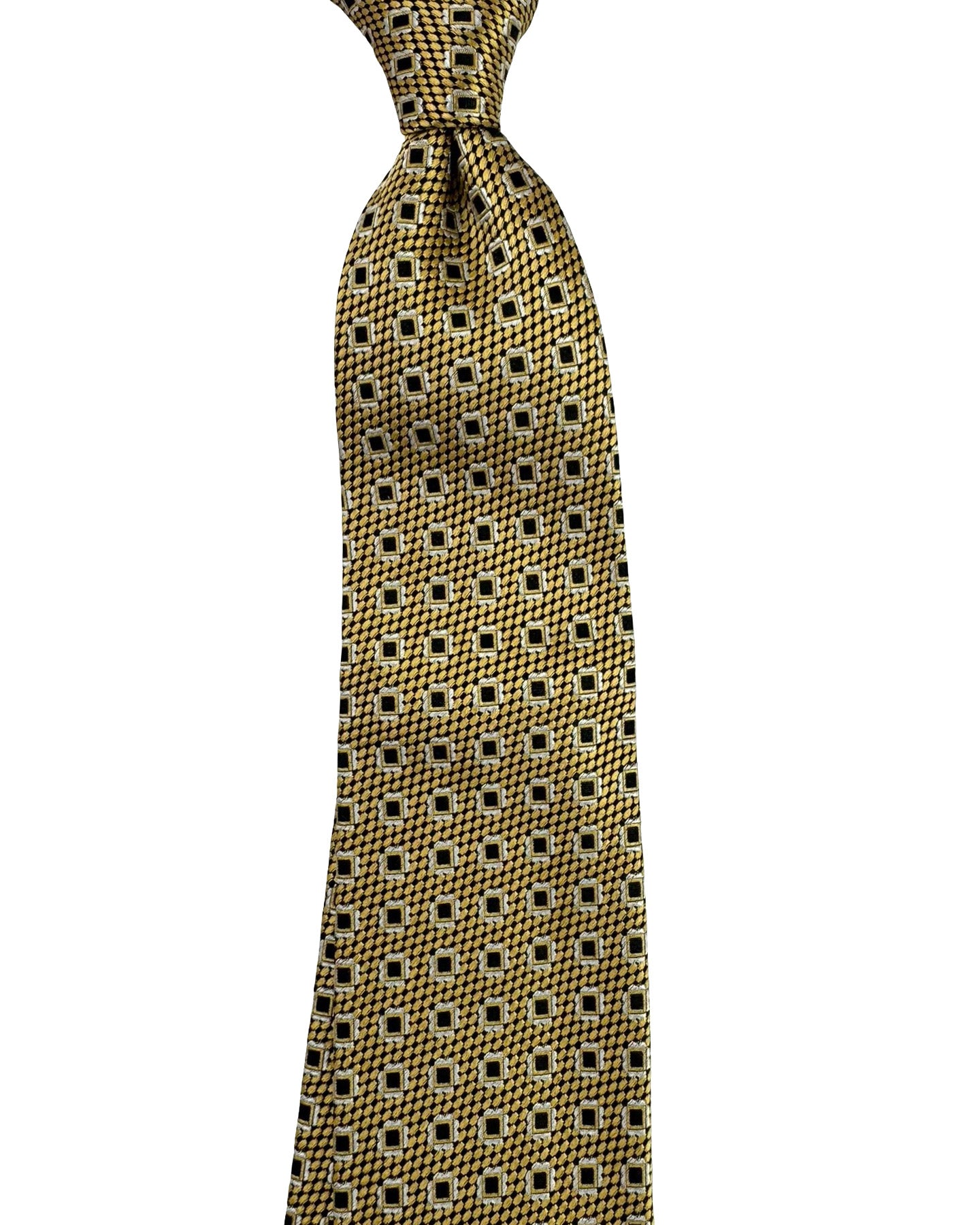 Ermenegildo Zegna Tie Olive Geometric