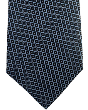 Ermenegildo Zegna Tie Couture Blue Design