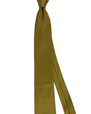 Ermenegildo Zegna Tie Yellow-Gold Orange Z-Logo