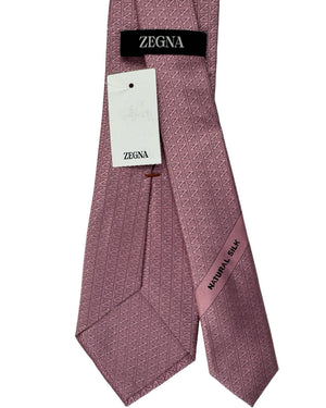Ermenegildo Zegna Tie Dust Pink Z-Logo