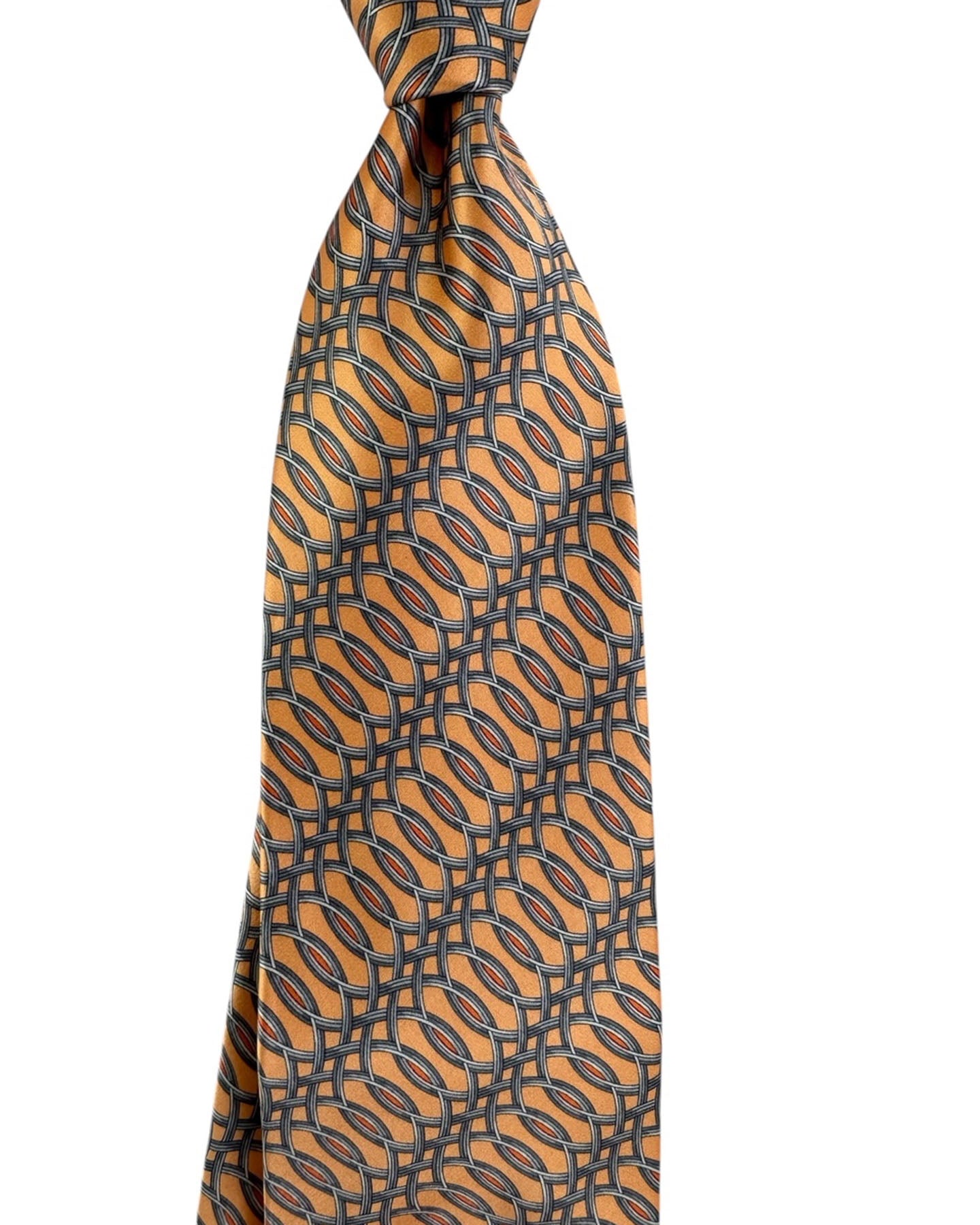 Peach gray Tie