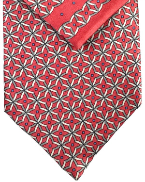 Zilli Silk Tie & Matching Pocket Square Set 