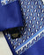Zilli Silk Pocket Square Royal Blue SALE