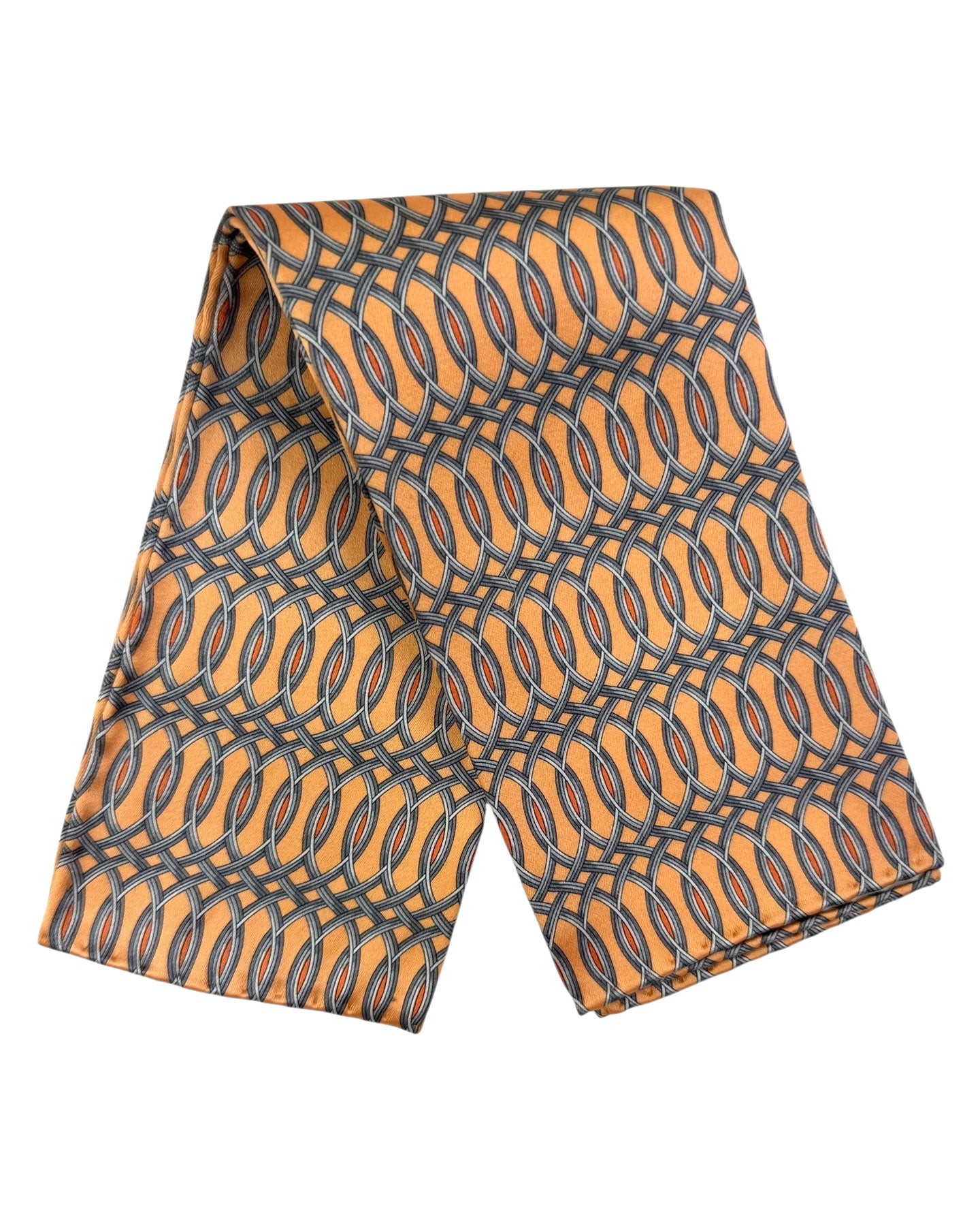 Zilli Silk Pocket Square Hand Made In Italy