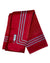 Zilli Silk Pocket Square Red Design SALE