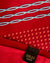 Zilli Silk Pocket Square Red Design SALE