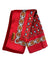 Zilli Silk Pocket Square Red Design SALE