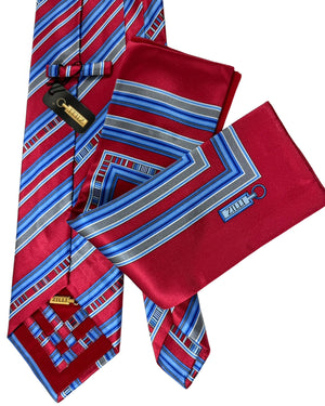 Zilli genuine Tie & Matching Pocket Square Set 