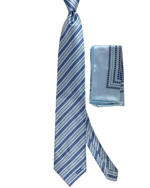 Zilli Tie & Matching Pocket Square Set 