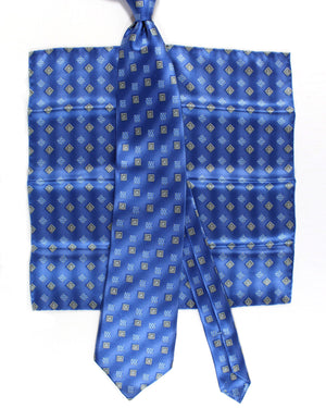 Zilli Silk Tie & Matching Pocket Square Set 