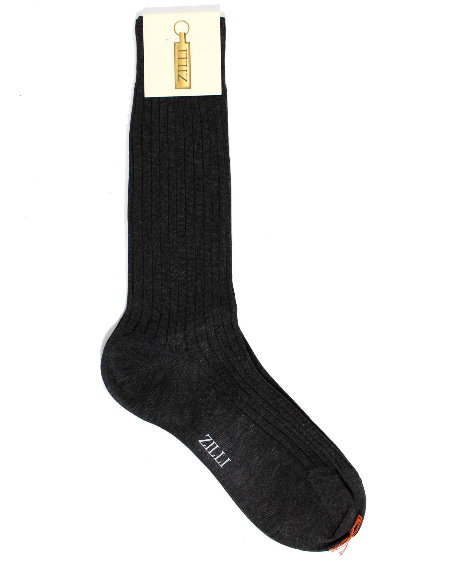 Zilli Socks Dark Charcoal Gray