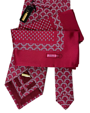 Magenta Maroon Set Neckwear