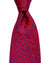 Zilli Silk Tie Fuchsia Hot Pink Royal Blue Micro Pattern - Wide Necktie