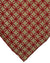 Zilli Silk Tie Taupe Red Geometric - Wide Necktie