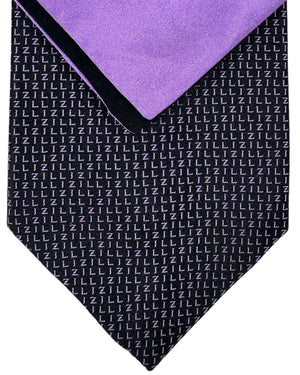 Zilli Tie & Matching Pocket Square Set 