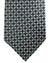 Zilli Silk Tie Gray Black Orange