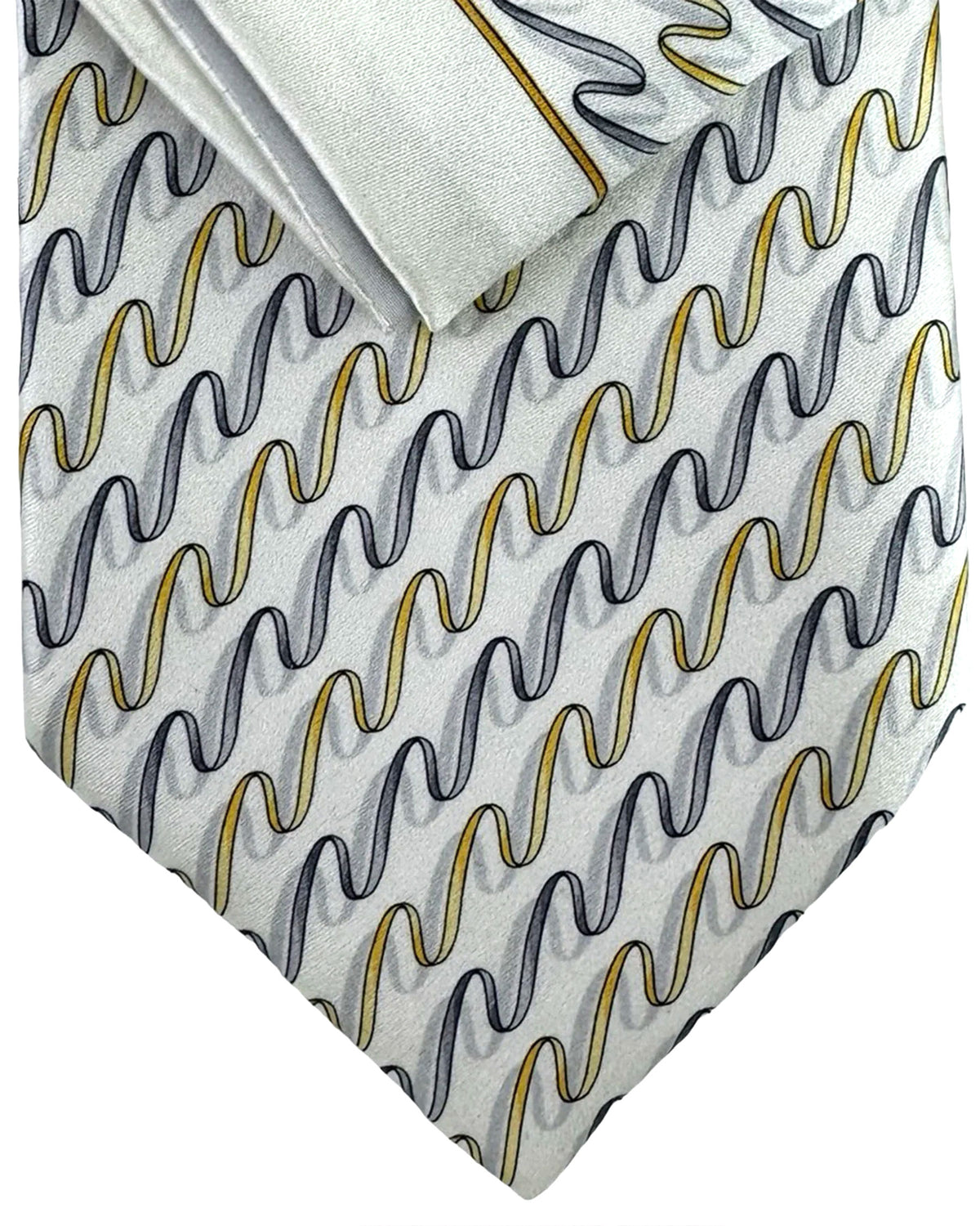 Genuine Zilli tie and matching pocket square set