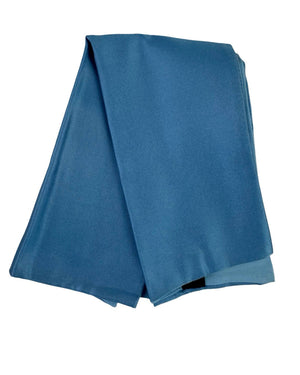 Zilli Pocket Square Solid Metal Blue