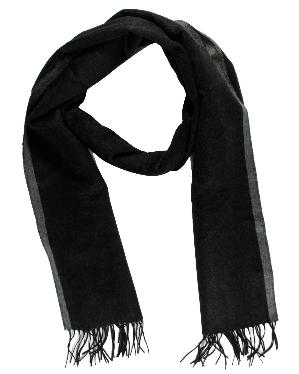 Agnona Scarf Black Gray 