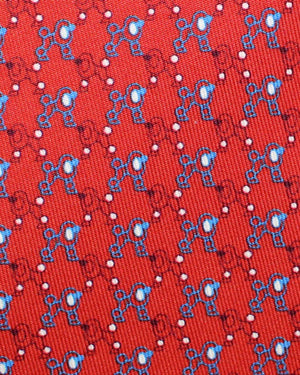Battistoni Tie Red Poodles - Novelty