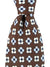 Luigi Borrelli Linen Tie Brown Floral