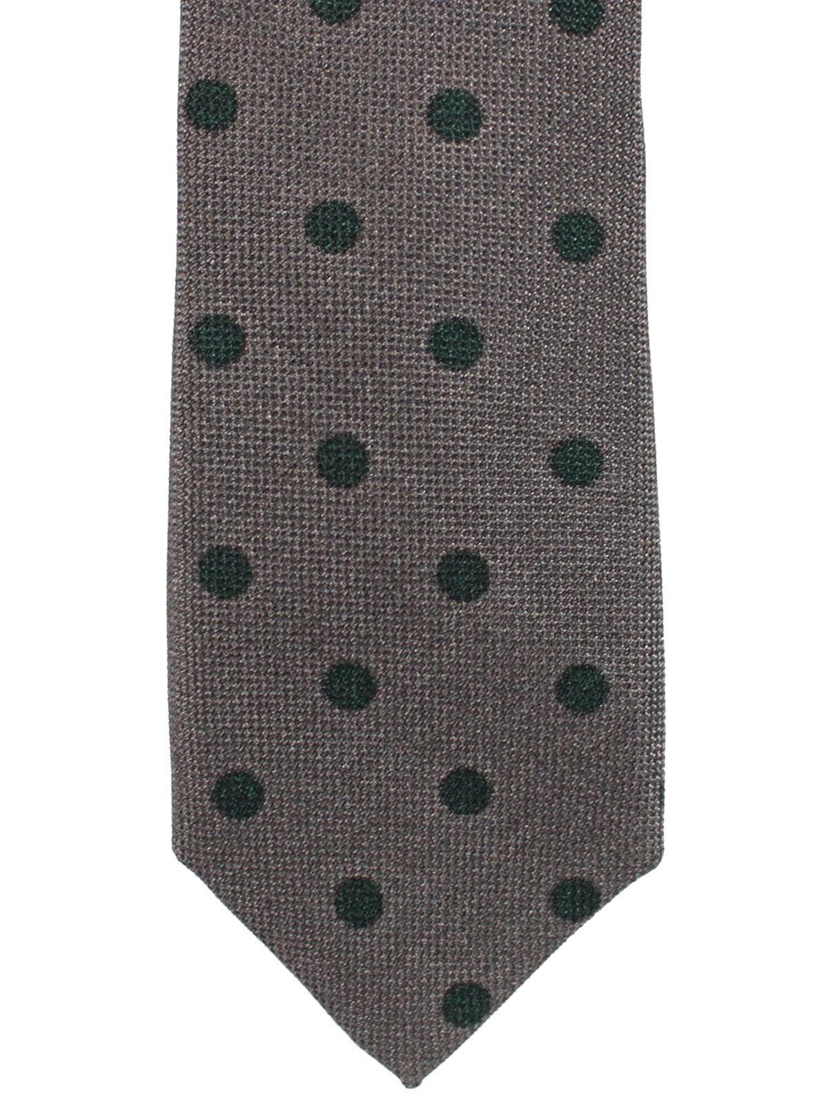 Dolce & Gabbana Skinny Tie Gray Polka Dots