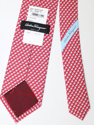 Ferragamo Tie Red Mouse